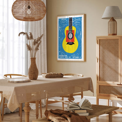 International Country Music Day Poster