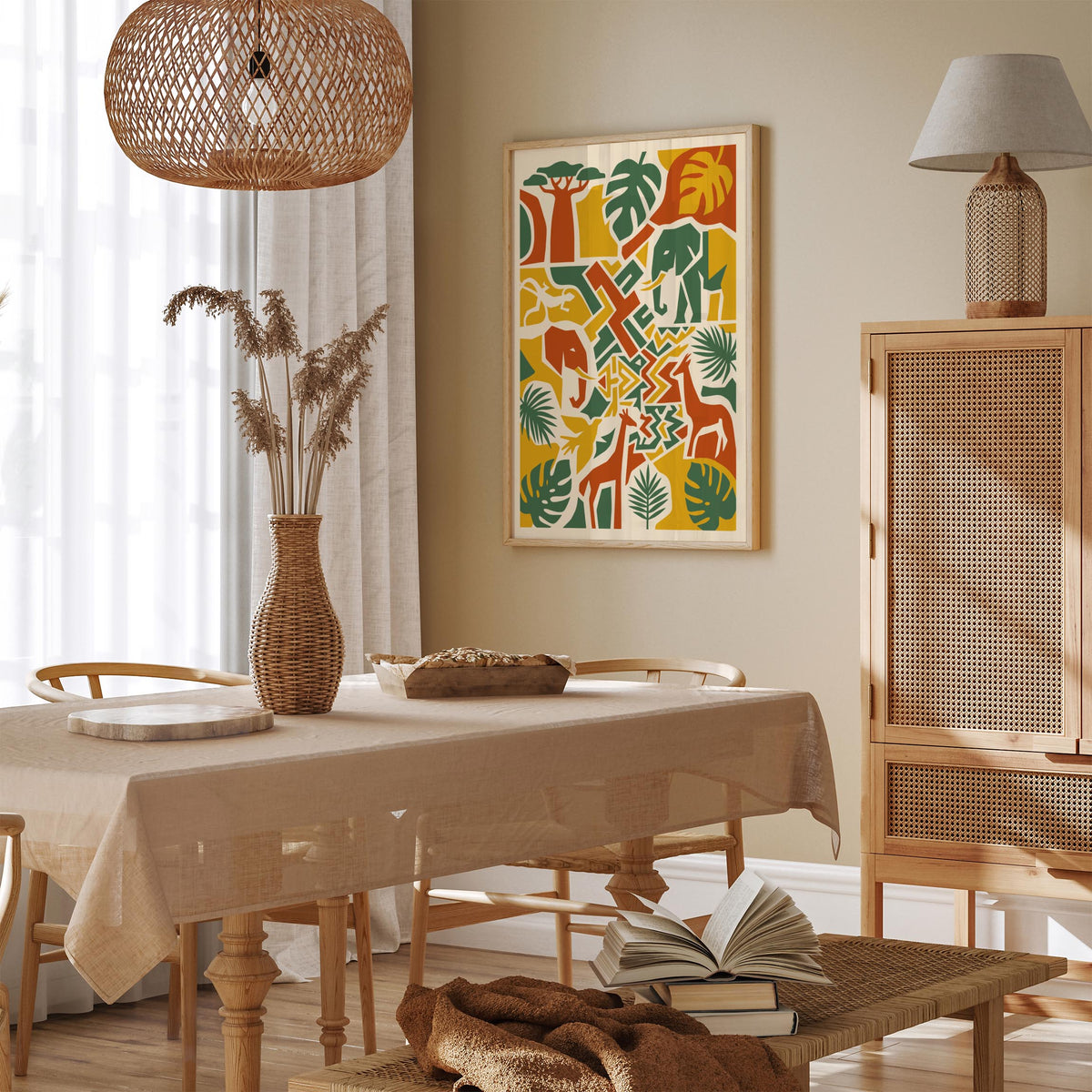 Safari Animals Poster