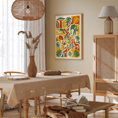 Safari Animals Poster