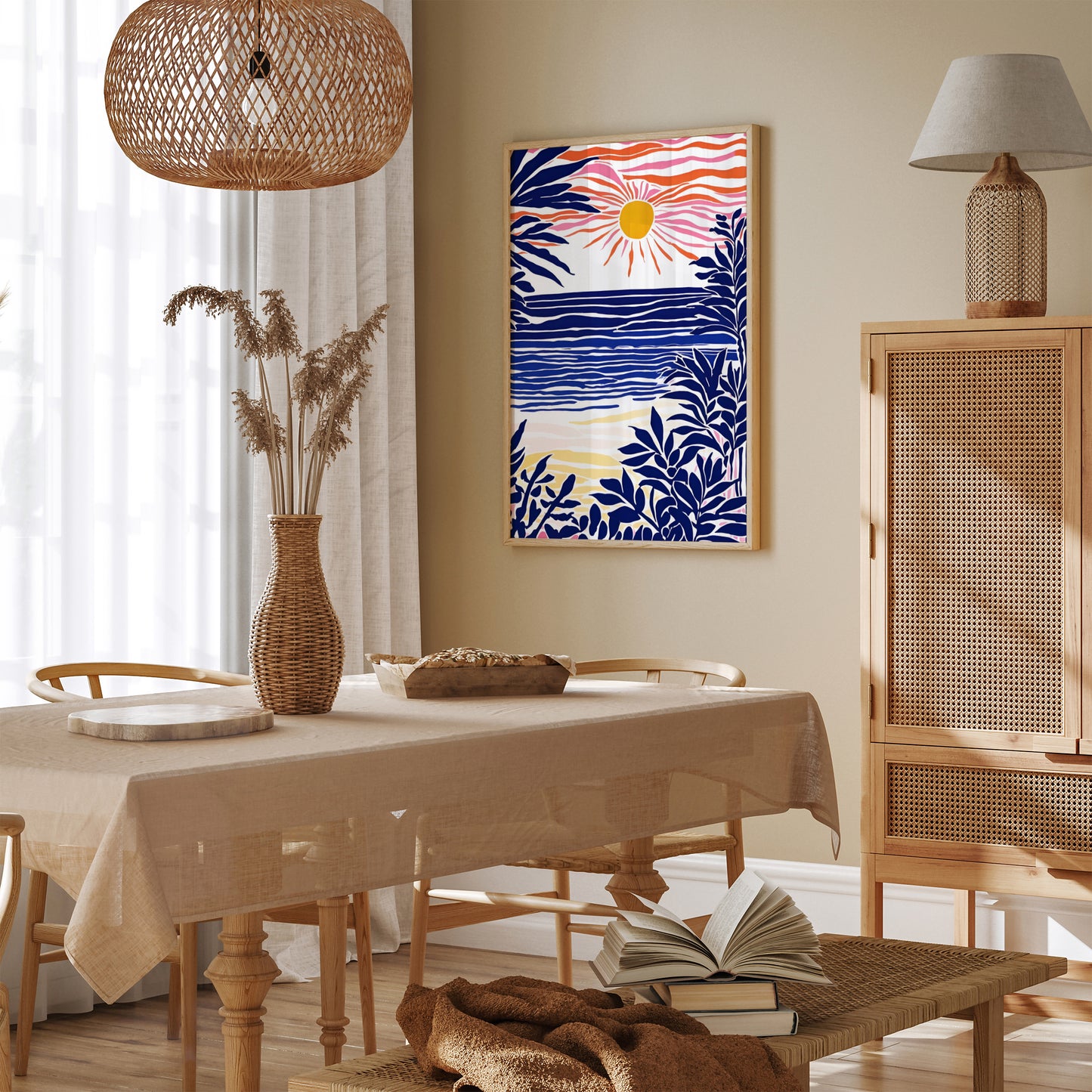 Tropical French Riviera Poster