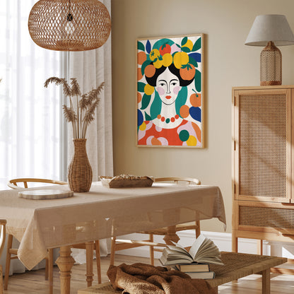 Matisse's Muse Woman Poster