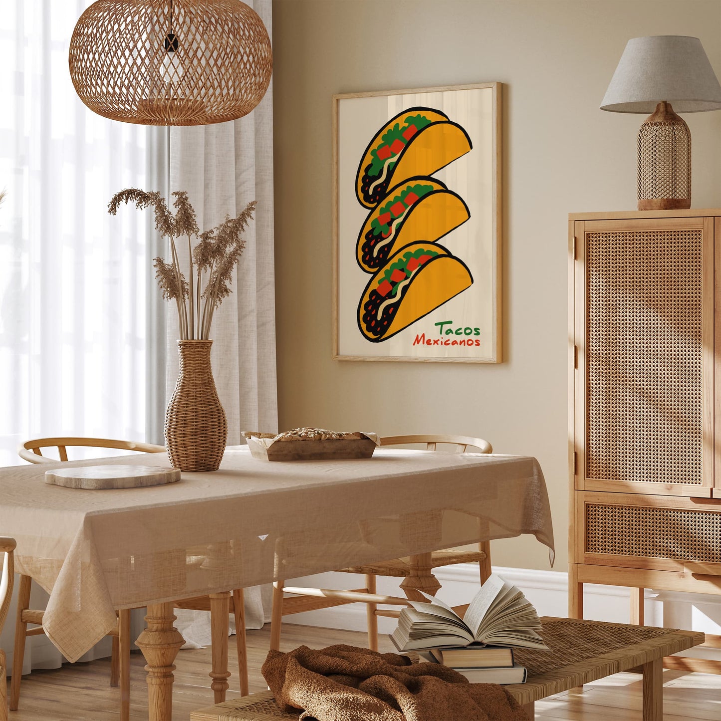 Tacos Mexicanos Food Kitchen Poster