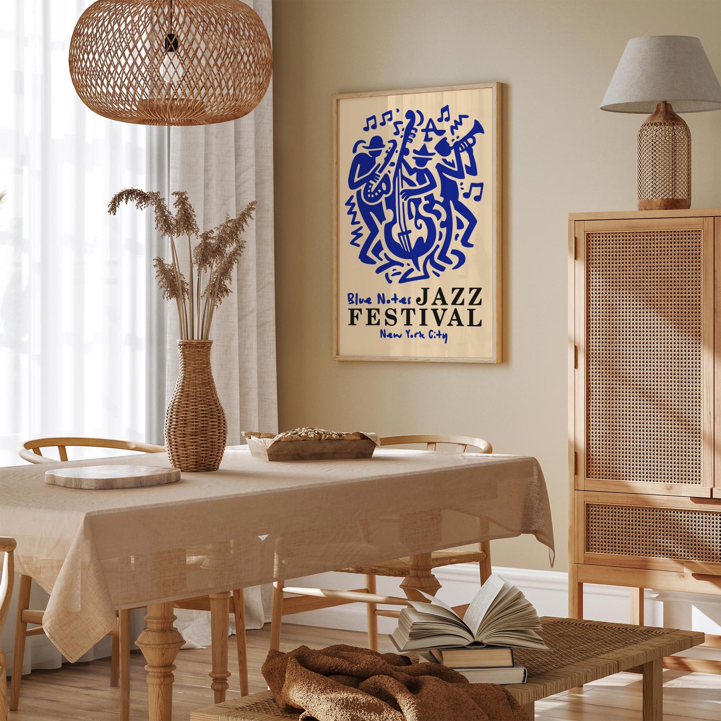 Blue Notes Jazz Music Festival Poster