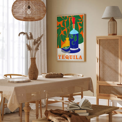 Retro Tequila Advertising Poster