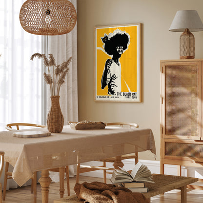 The Black Cat Jazz Club NYC Poster