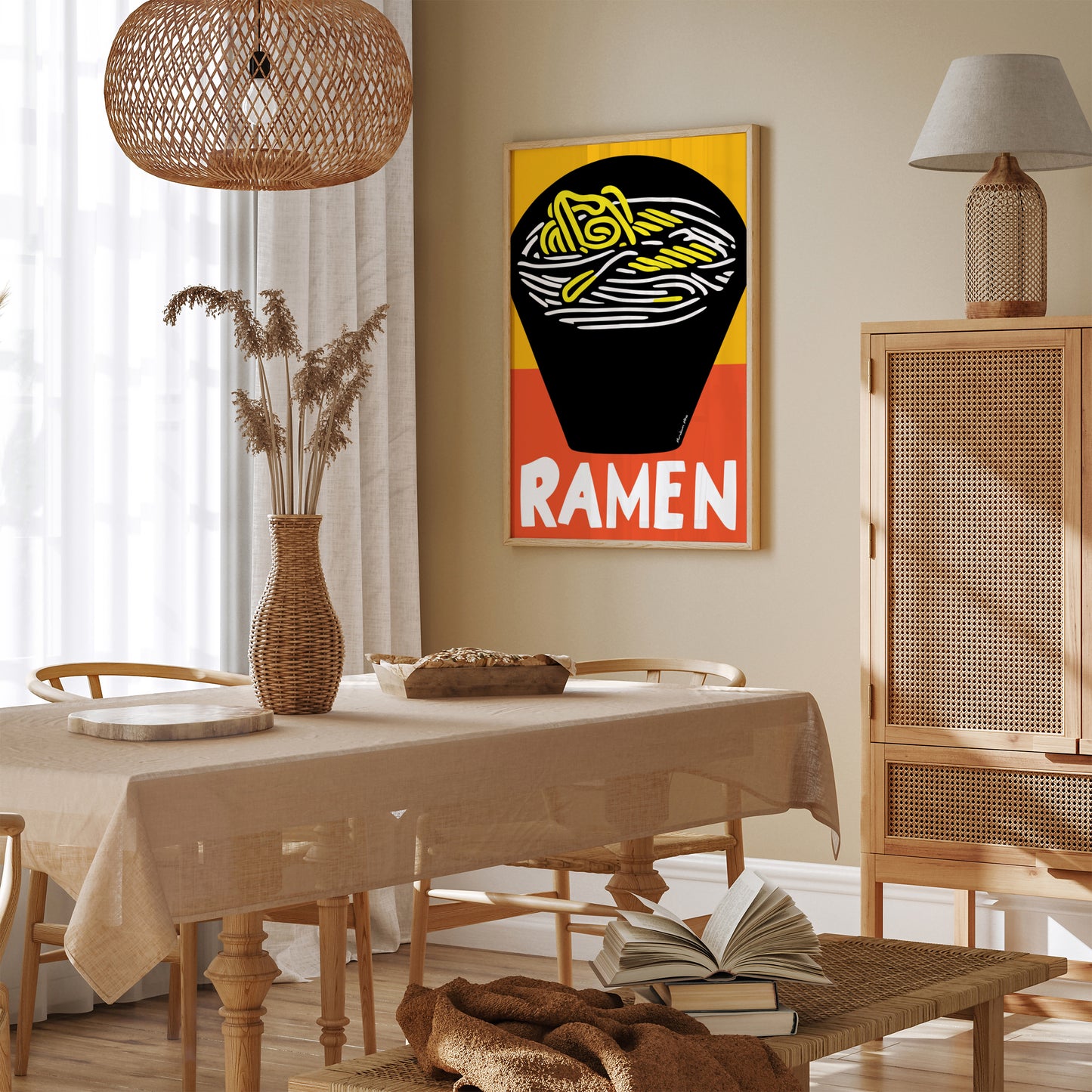 RAMEN Retro Art Print