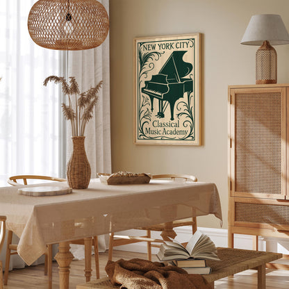 New York Classical Music Academy Art Poster