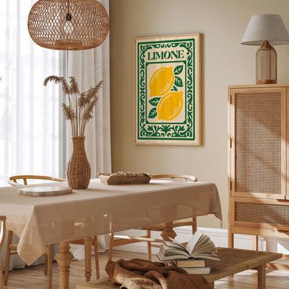 Limone Kitchen Poster 2026