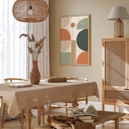 Modern Aesthetic Geometric Art Print