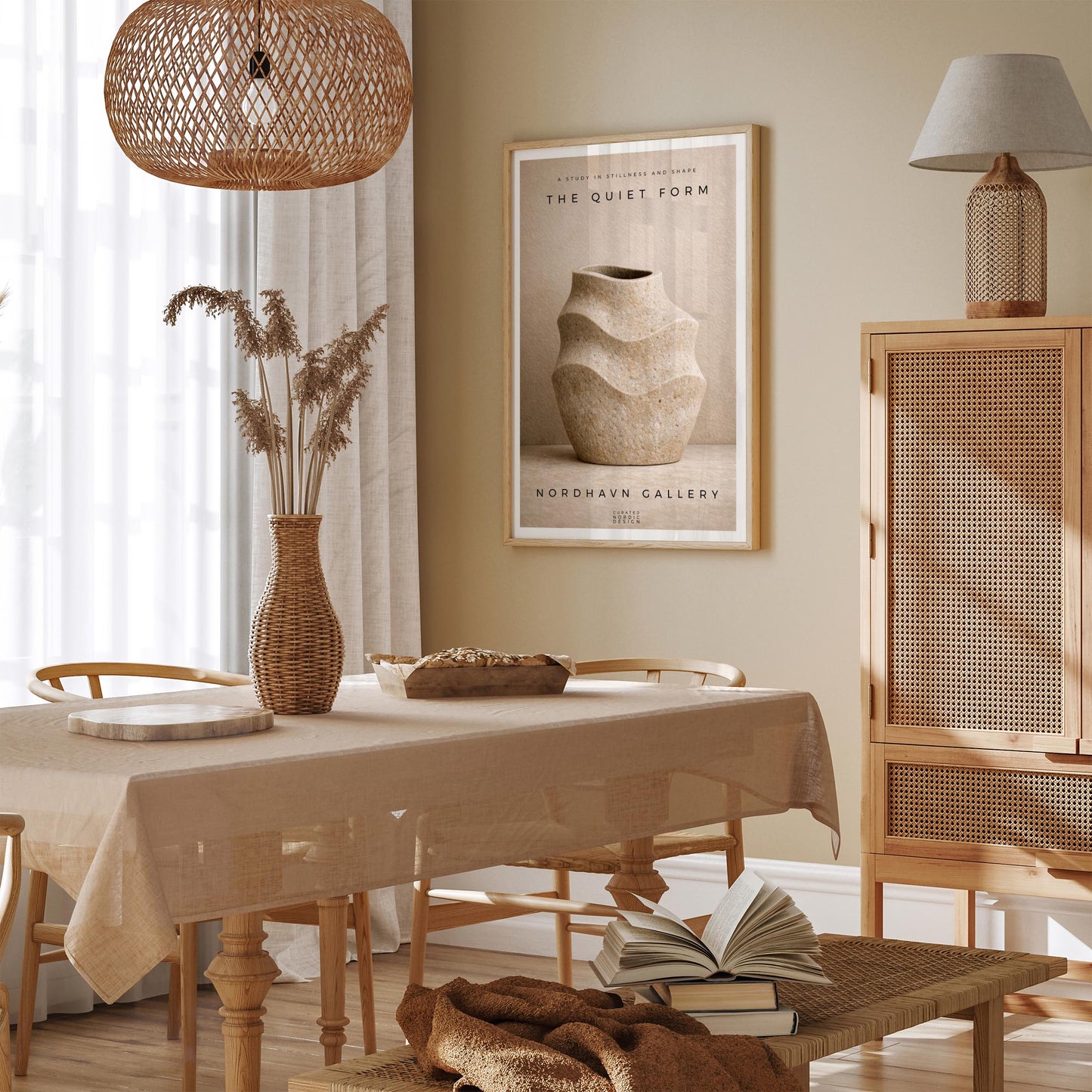 Scandinavian Sculpture Exhibition Poster