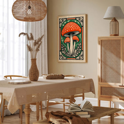 Whimsical Fungi Wall Art
