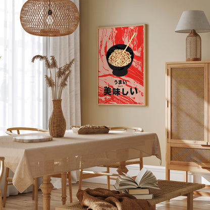 Authentic Ramen Noodles Poster