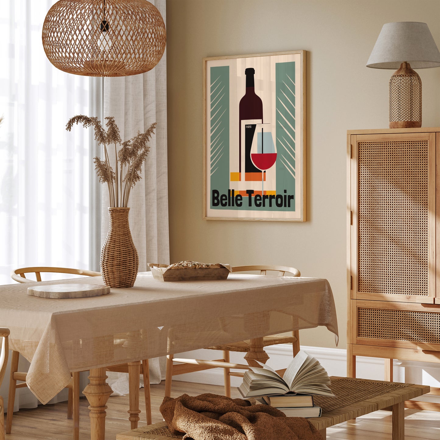 Belle Terroir Paris Wine Poster