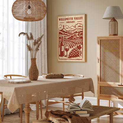 Willamette Valley Oregon Poster