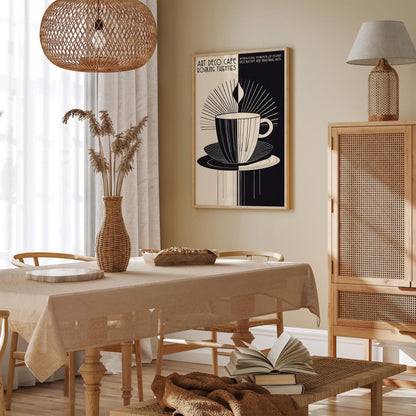 Art Deco Cafe Poster