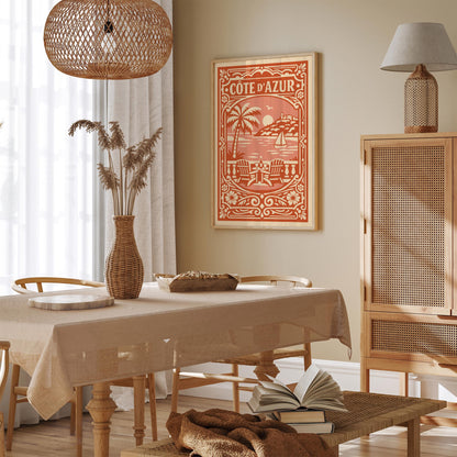 Côte d’Azur Poster - Travel Wall Art