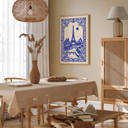 Paris Cityscape Wall Art Print 2026