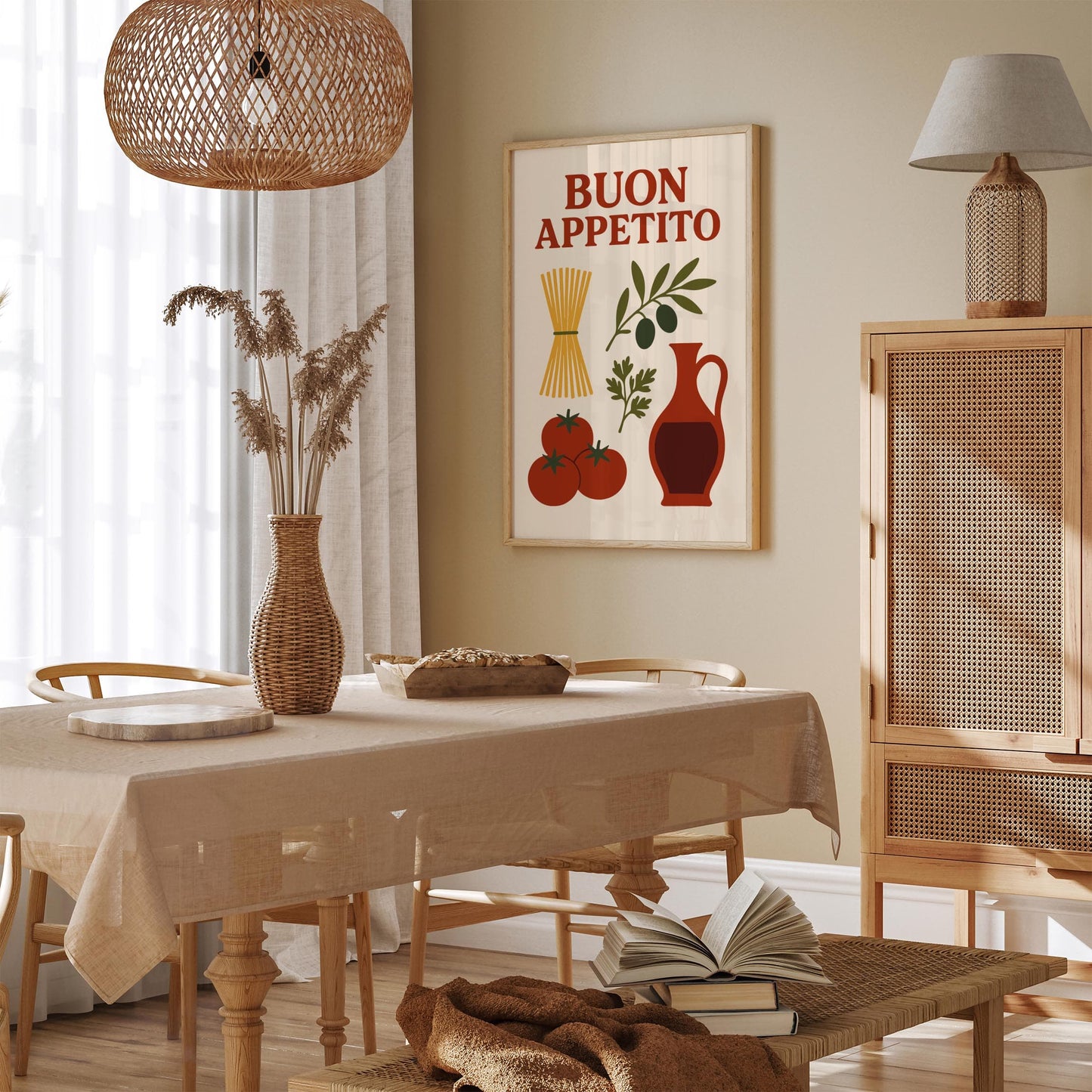 Buon Appetito Italian Foodie Poster