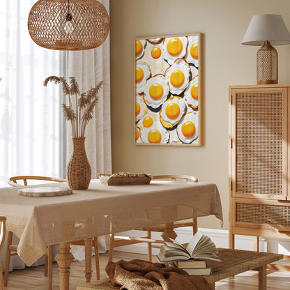 Eggs All Over Art Print