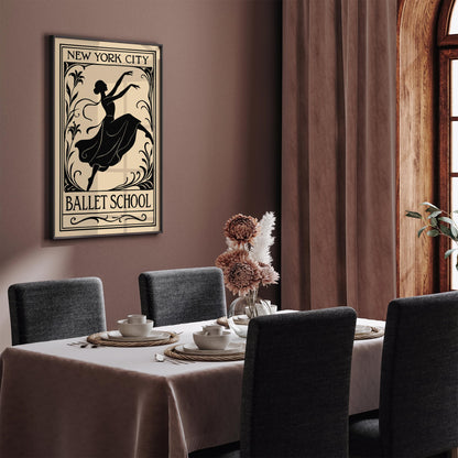 New York Ballet School Art Poster