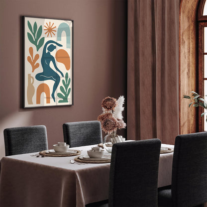 Modern Abstract Figurative - Contemporary Wall Art Print