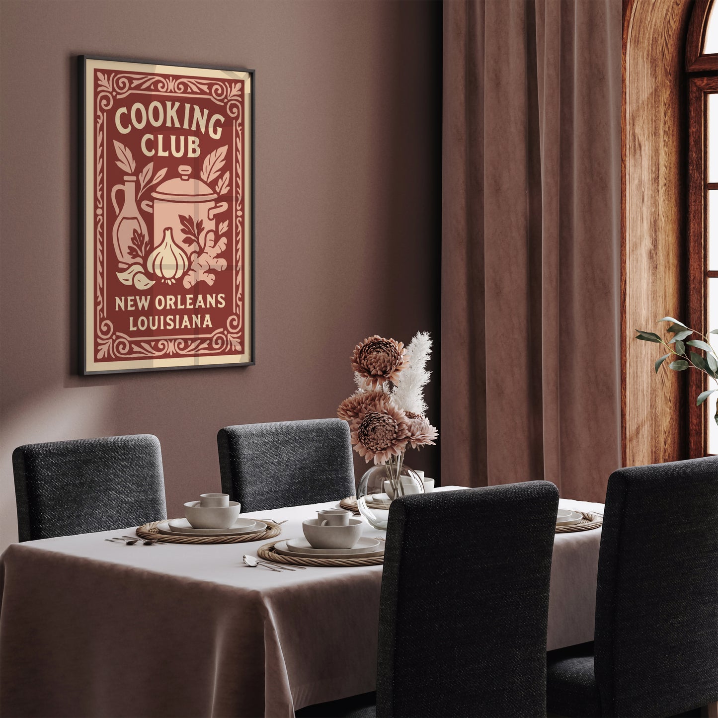 Cooking Club New Orleans Poster 2026