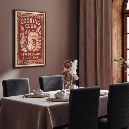 Cooking Club New Orleans Poster 2026