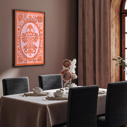 Rococo Floral Ornaments Wall Art