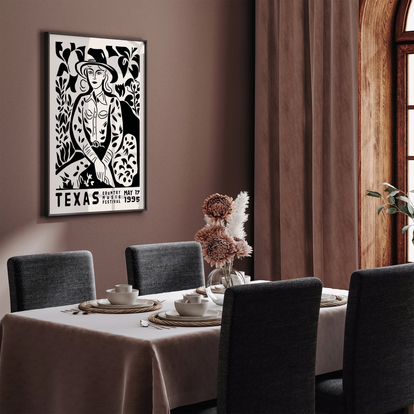 Texas Country Festival 1995 Poster