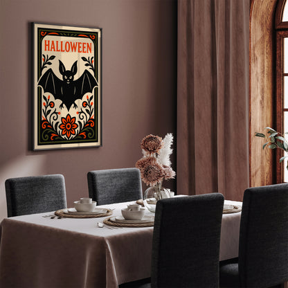 Halloween Bat Poster