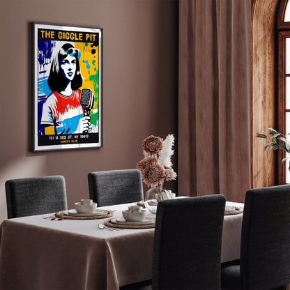 NYC Comedy Club Vintage Wall Art