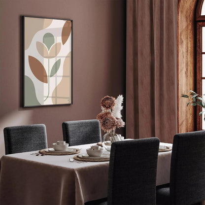 Modern Aesthetic Flower Poster