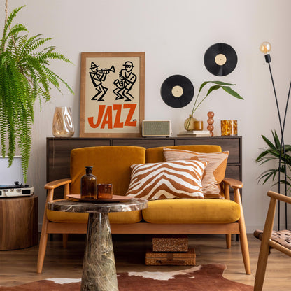 Retro NYC Jazz Music Poster