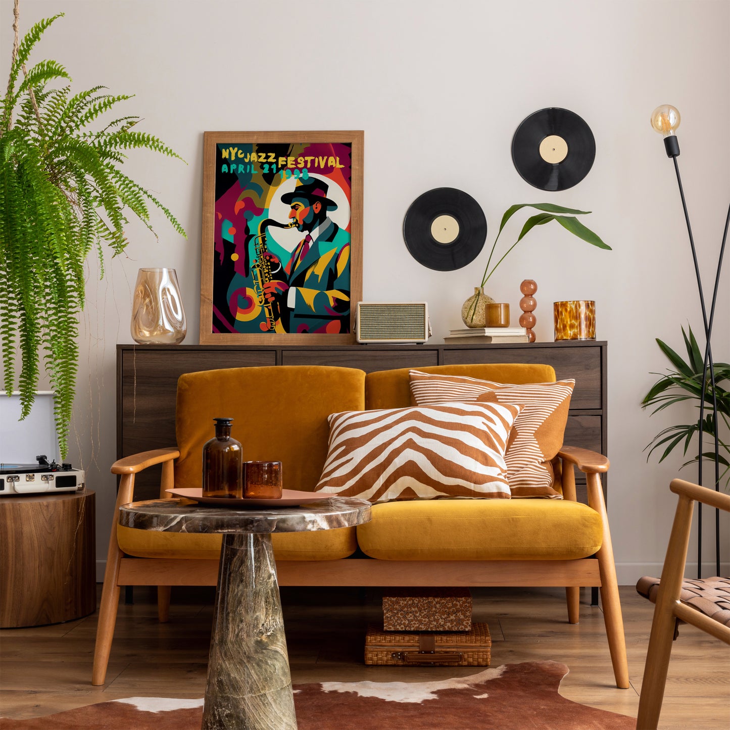 NYC Jazz Festival - 1998 Poster Reproduction