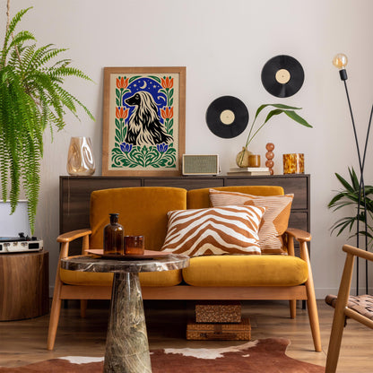 Cute Protrait of a Dog Poster Print