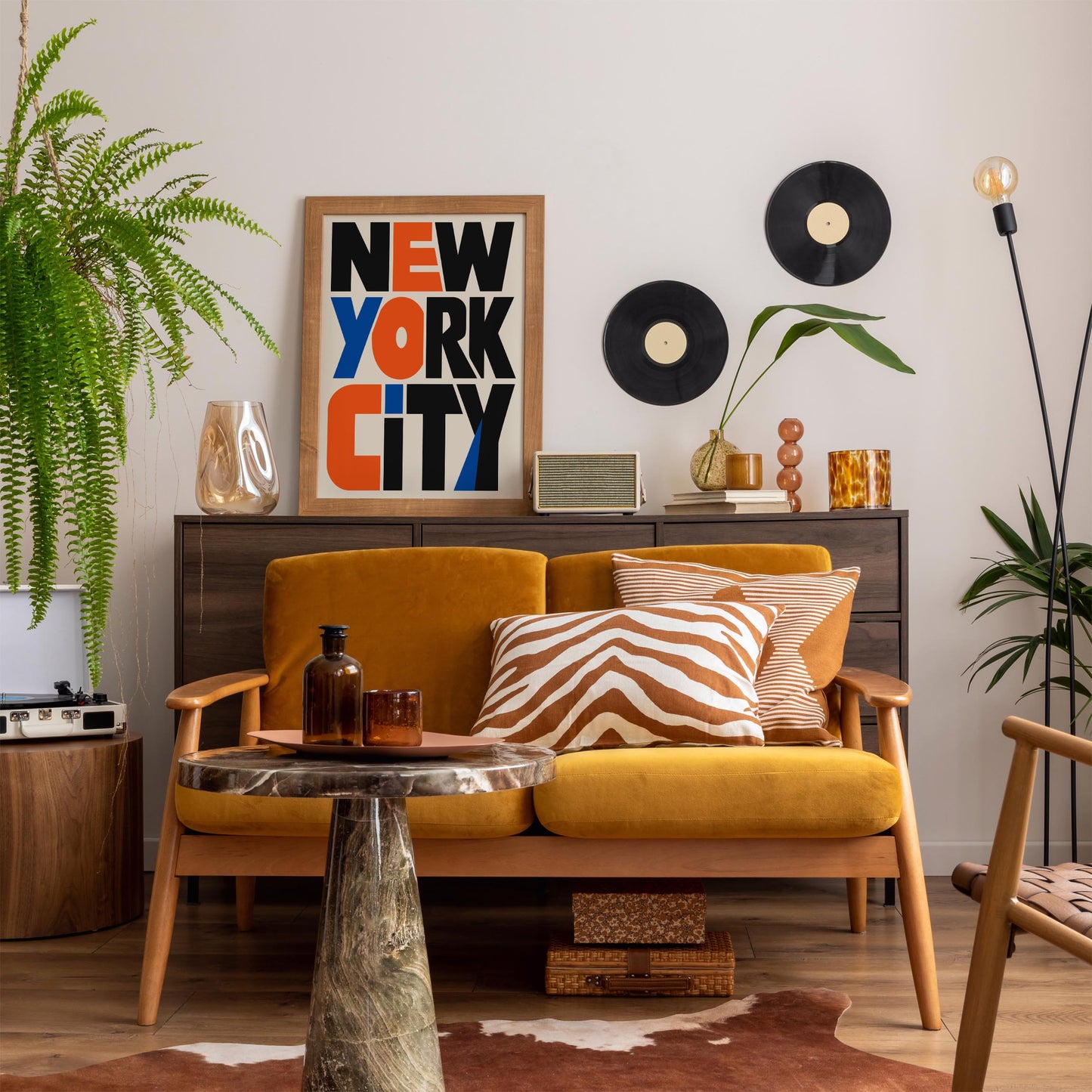 New York City Typography Poster – NYC Wall Art