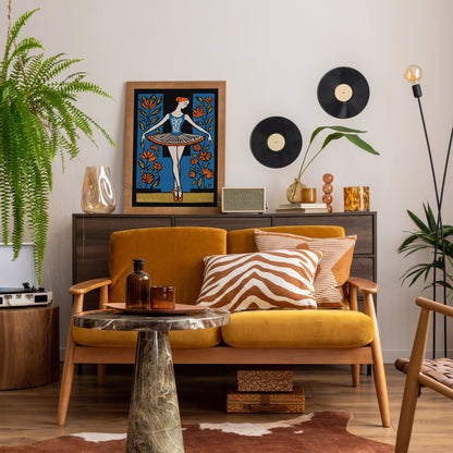 Vintage Ballerina Poster