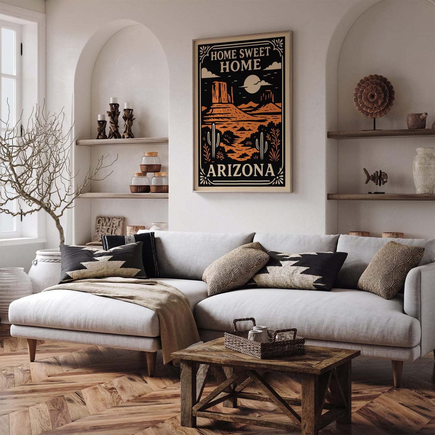 Home Sweet Home Arizona Travel Poster