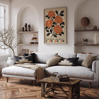 Copenhagen Flower Market Poster