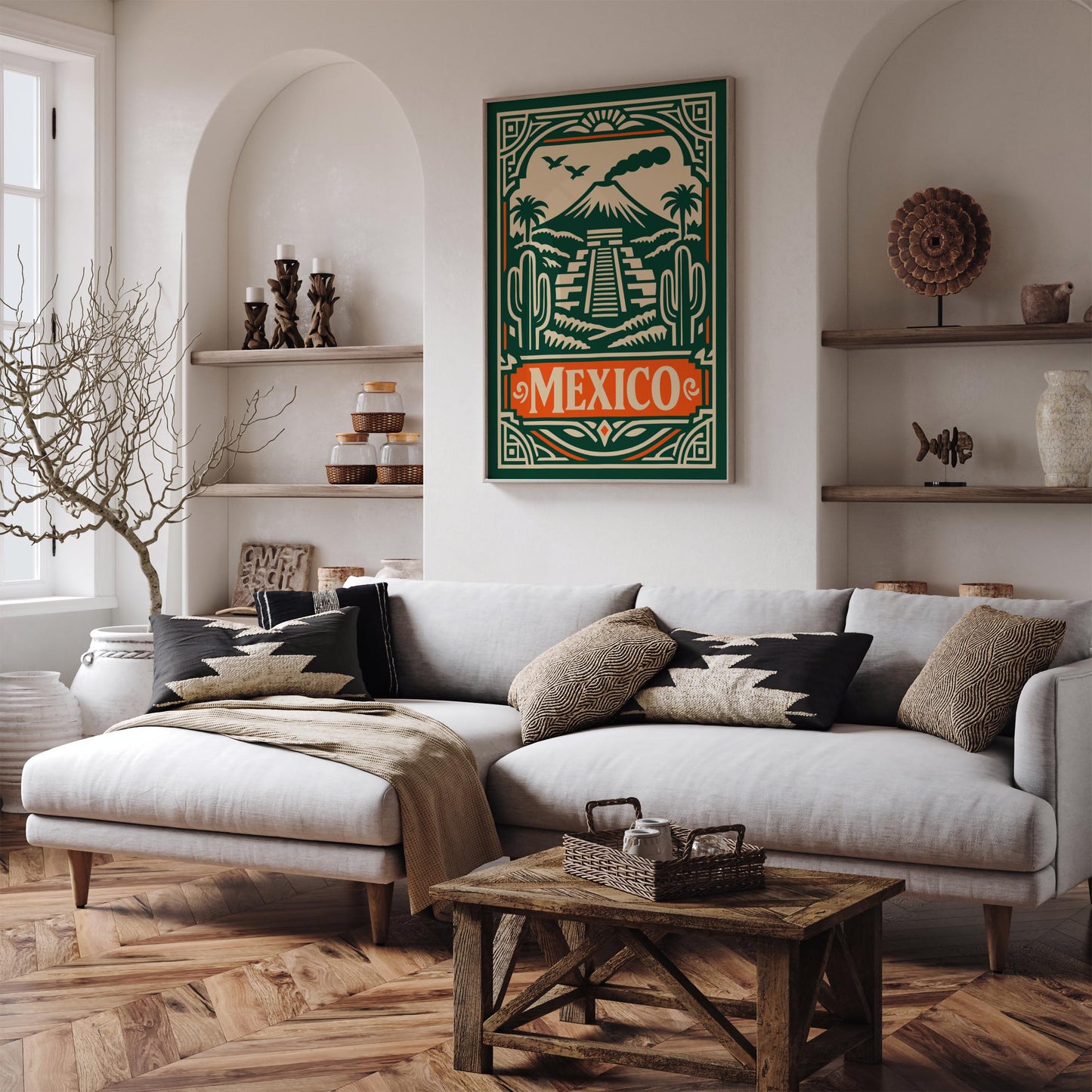Mexico Travel Poster 2026 – Mexico Wall Art