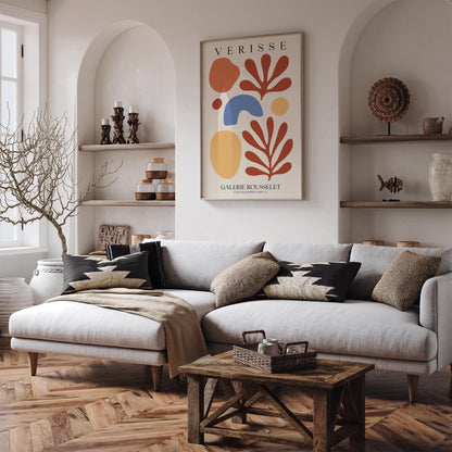 Verisse Botanical Poster - Modern Abstract Wall Art Print