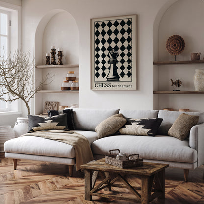 Chess Tournament Elegant Wall Art