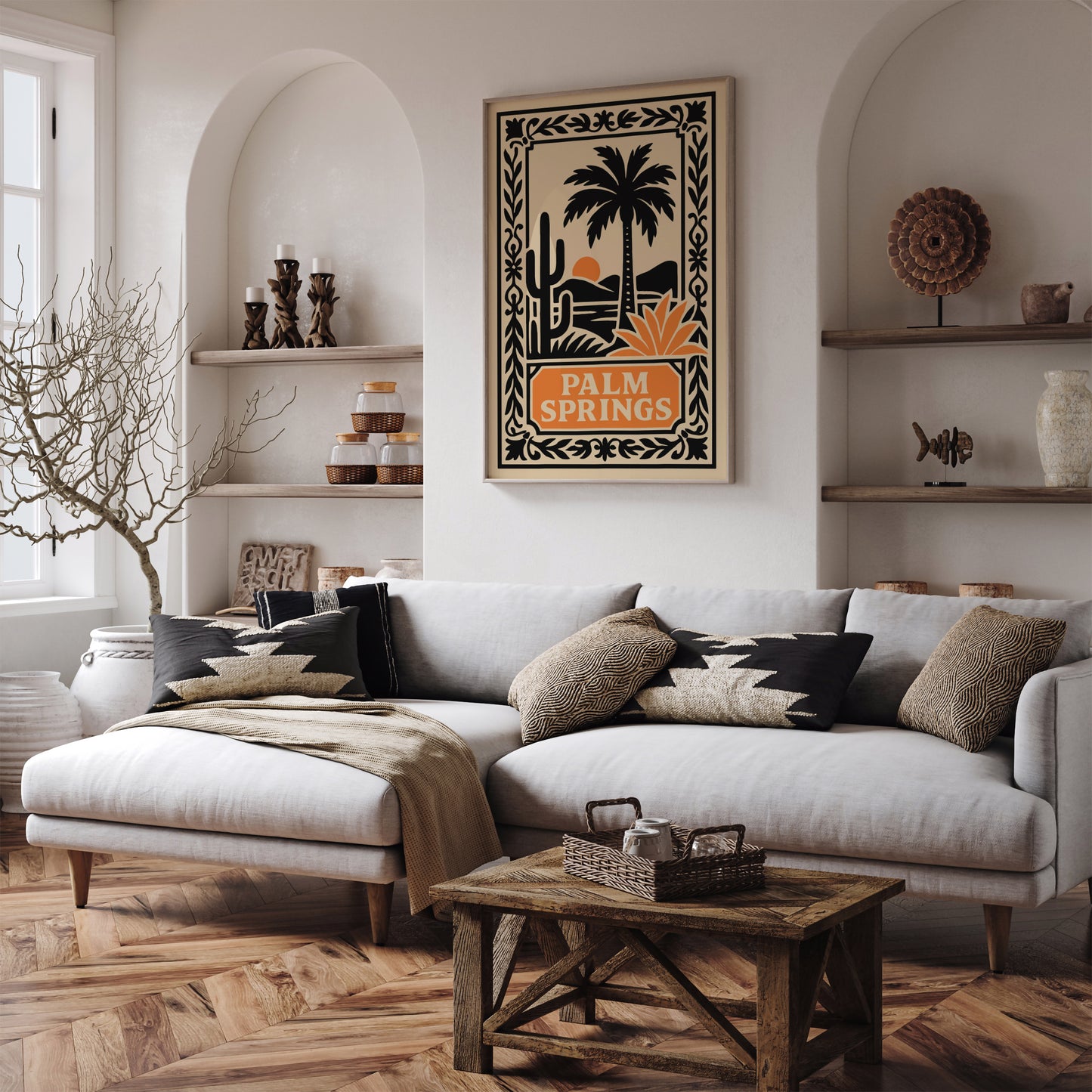 Palm Springs Travel Art Print - Landscape Wall Art Poster