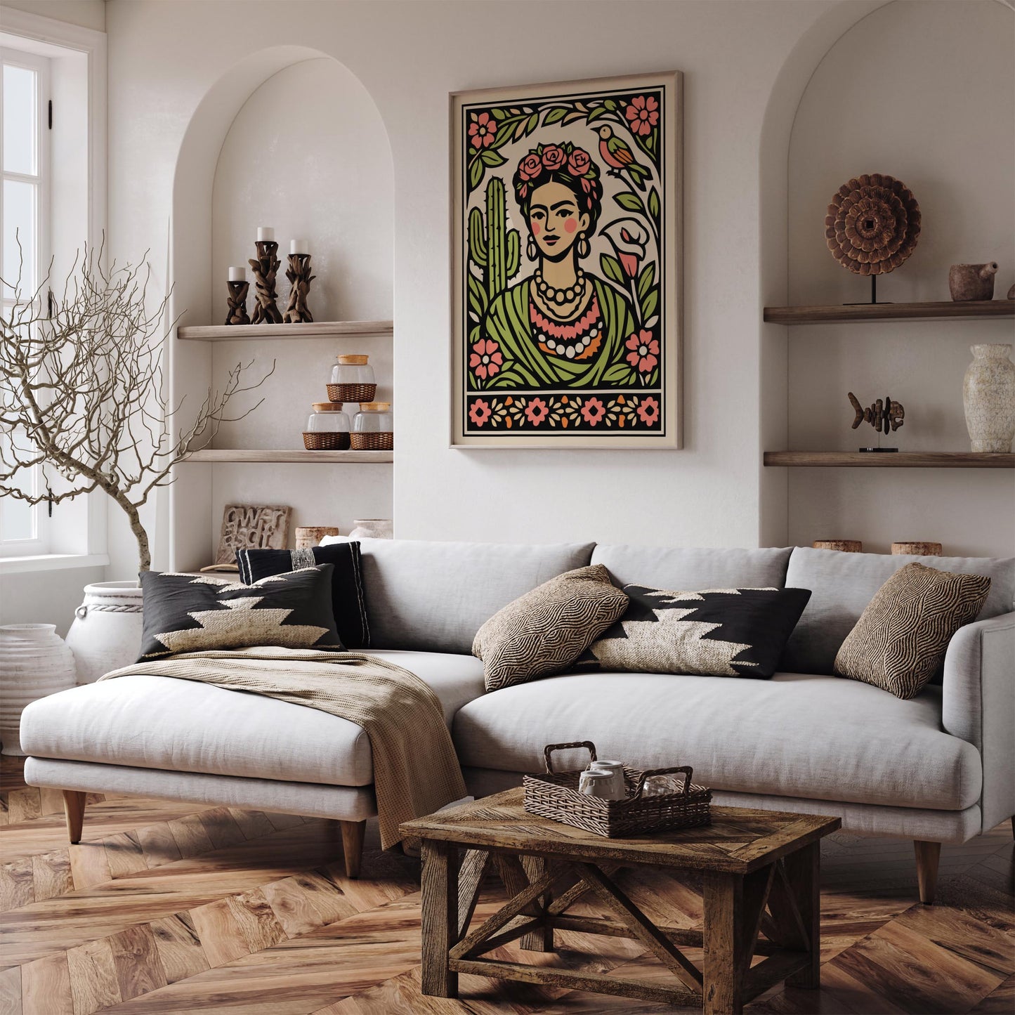 Mexican Woman Portrait Poster