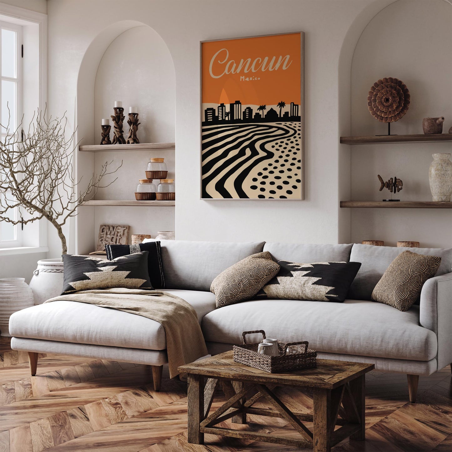 Cancun Mexico Poster - Travel Wall Art