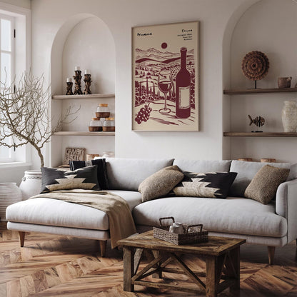 Provence France Wine Collection Poster