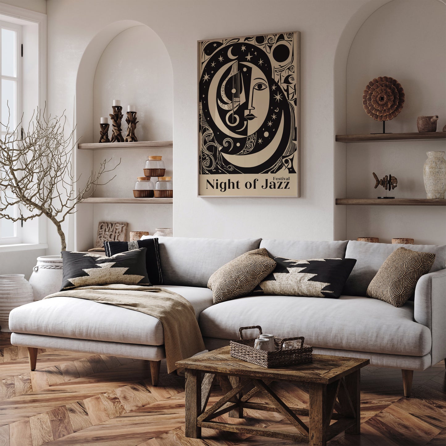 Night of Jazz Music Festival Poster