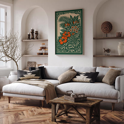 Hawaiian Tropical Nature Art Poster