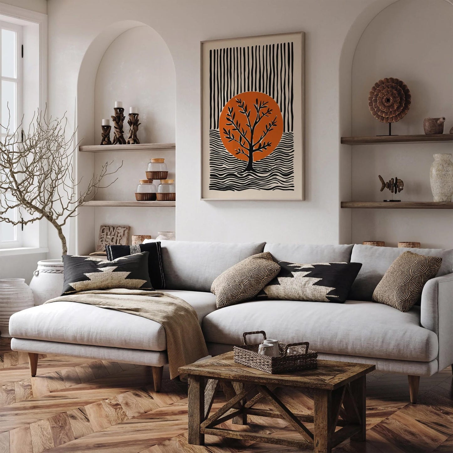Spooky Tree Art Print 2024