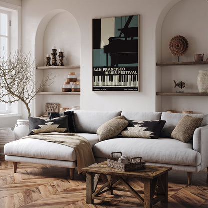 San Francisco Blues Festival Vintage Poster